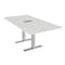 Skutchi Designs 35.5 in W, 71.5 in L, 29 in H, Engineered Wood Top, White HAR-REC-36x72-T-ELEC-WHCYPRESS - alternate 1